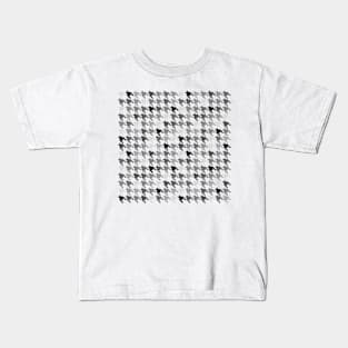 Houndstooth White Kids T-Shirt